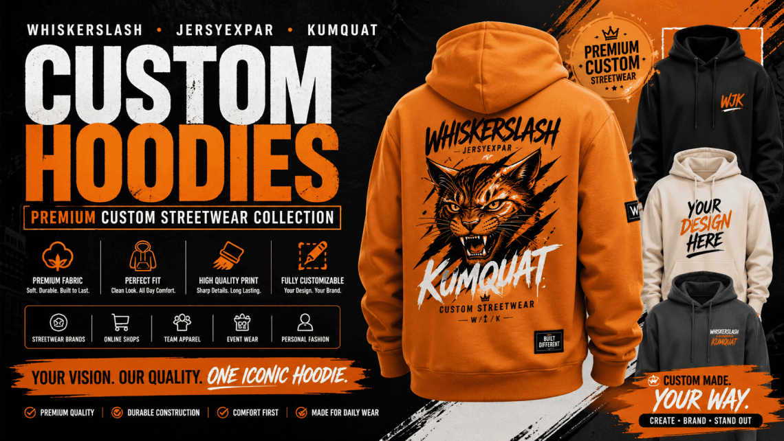 Whiskerslash Jersyexpar Kumquat Custom Hoodies