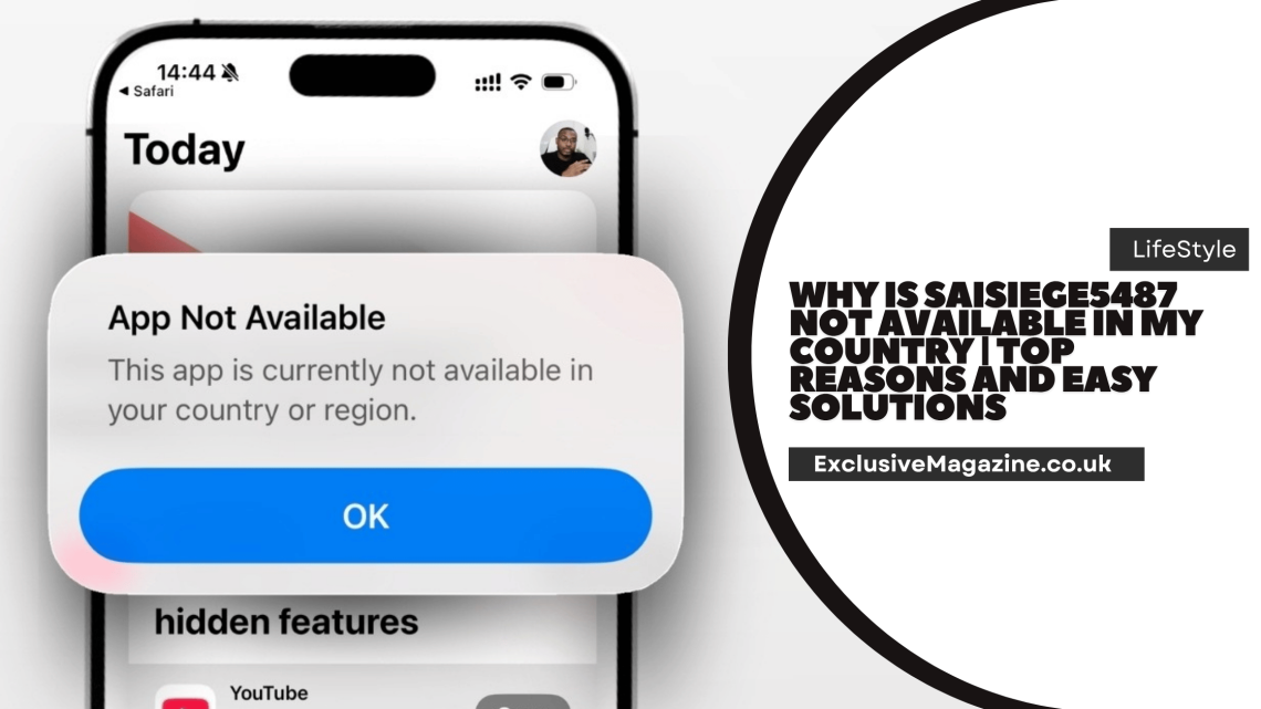 Why Is Saisiege5487 Not Available in My Country
