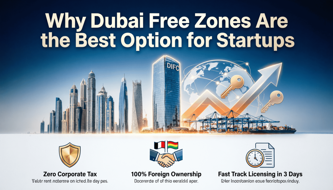 Why Dubai Free Zones Are the Best Option for Startups
