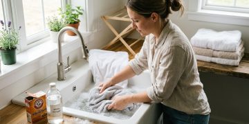 Hand Wash Towels With Vinegar and Baking Soda for Cleaner, Fluffier Towels