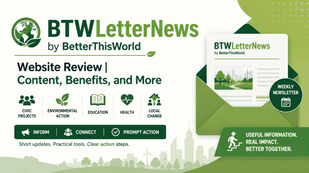 BTWLetterNews by BetterThisWorld Website