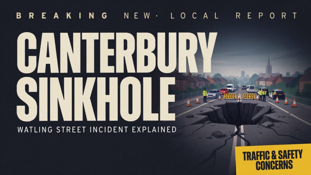 Canterbury Sinkhole Watling Street