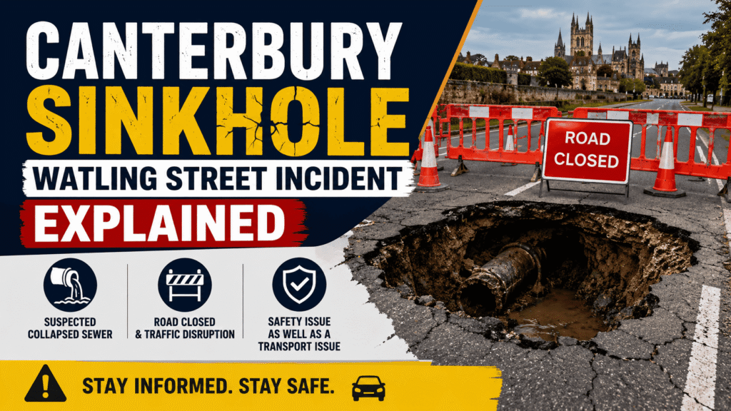 Canterbury Sinkhole Watling Street