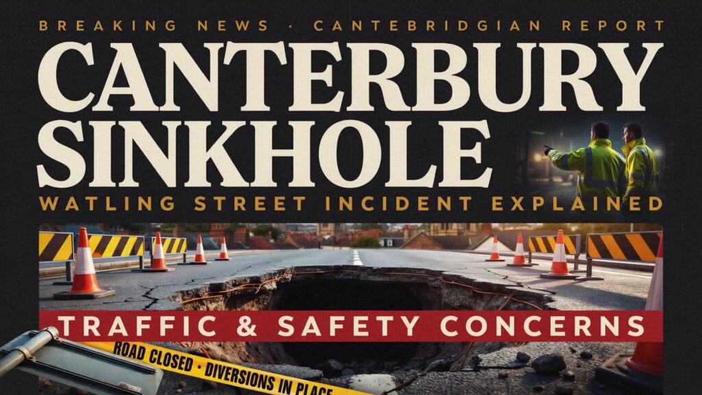 Canterbury Sinkhole Watling Street