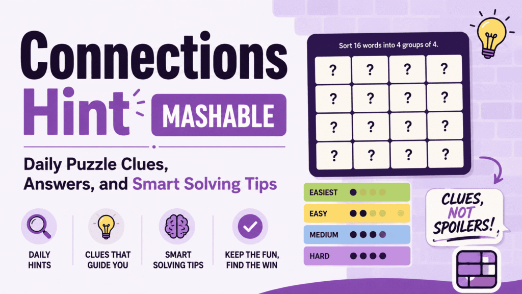 Connections Hint Mashable