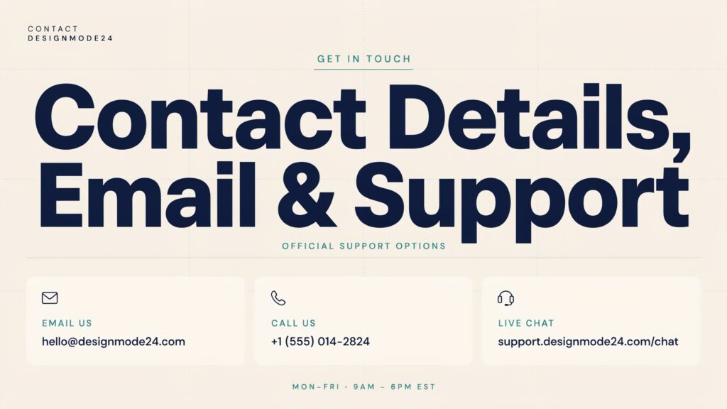 Contact Designmode24