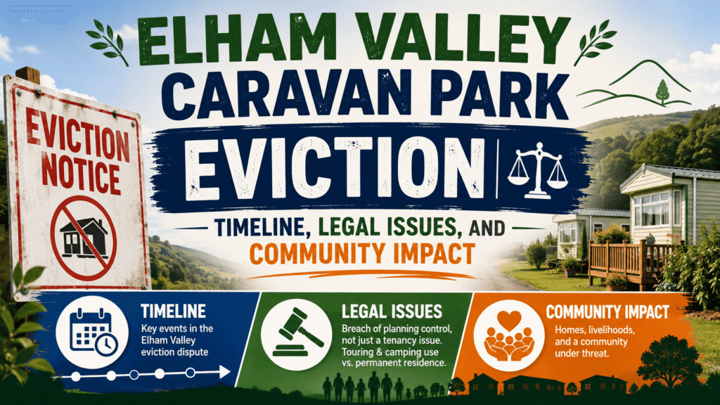 Elham Valley Caravan Park Eviction