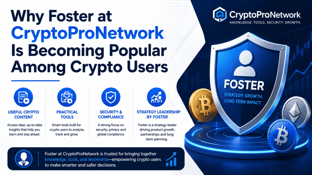 Foster at CryptoProNetwork