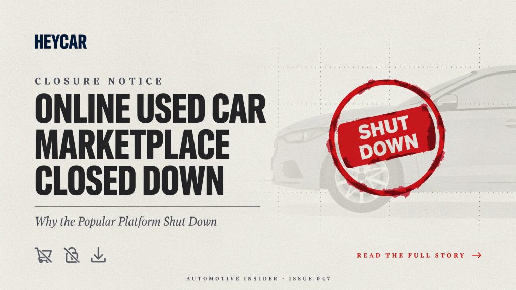 Heycar Online Used Car Marketplace Closure