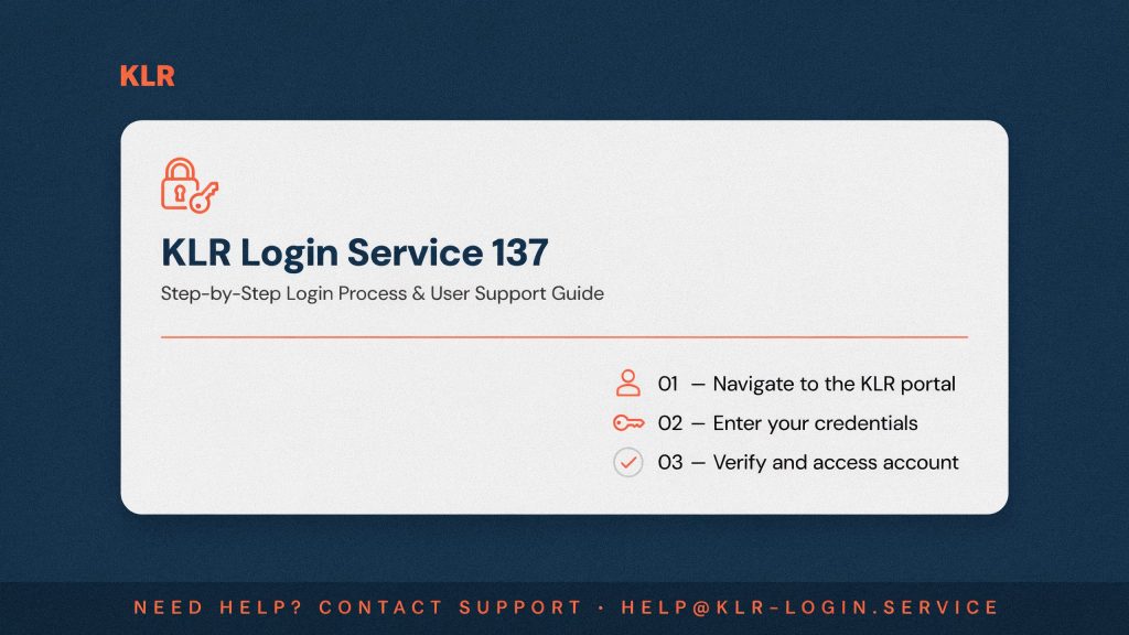 KLR Login Service 137