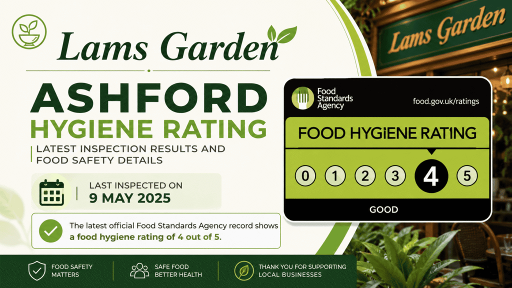 Lams Garden Ashford Hygiene Rating