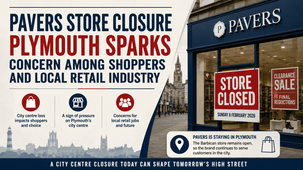 Pavers Store Closure Plymouth