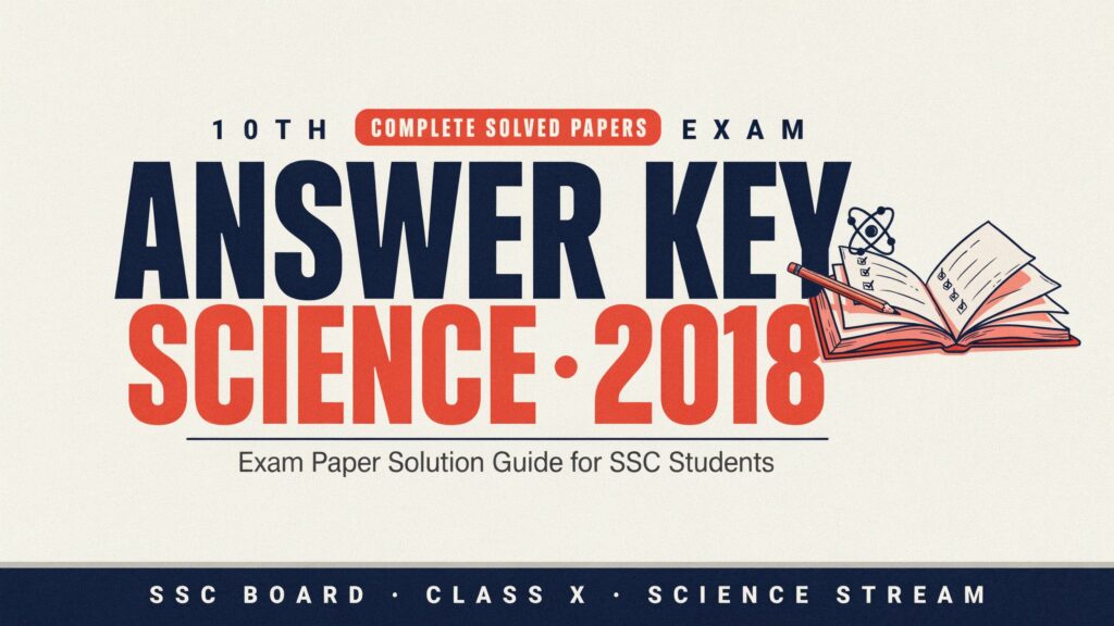 10th Public Question Paper 2018 Answer Key Science