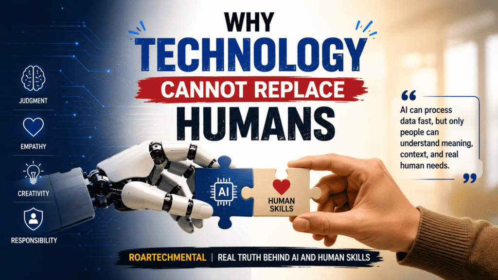 Why Technology Cannot Replace Humans Roartechmental