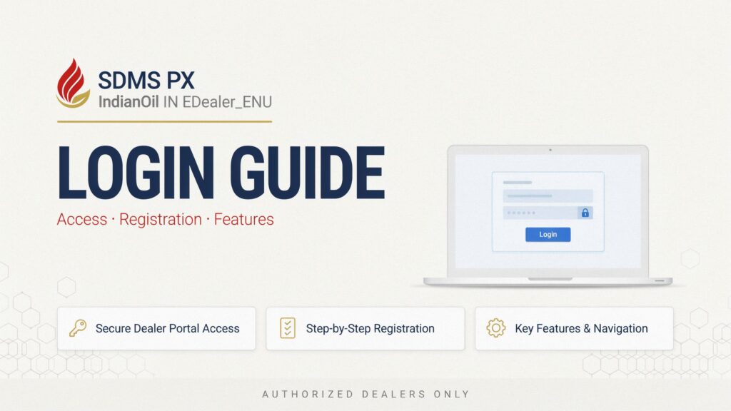 SDMS PX IndianOil IN EDealer_ENU Login