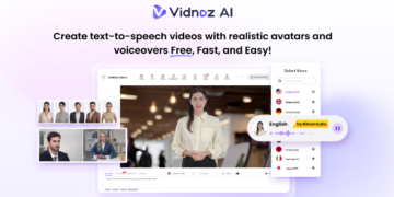 Vidnoz AI compresses the entire video production process into one free tool. 140+ languages, 2800+ templates, and two free minutes of video daily.