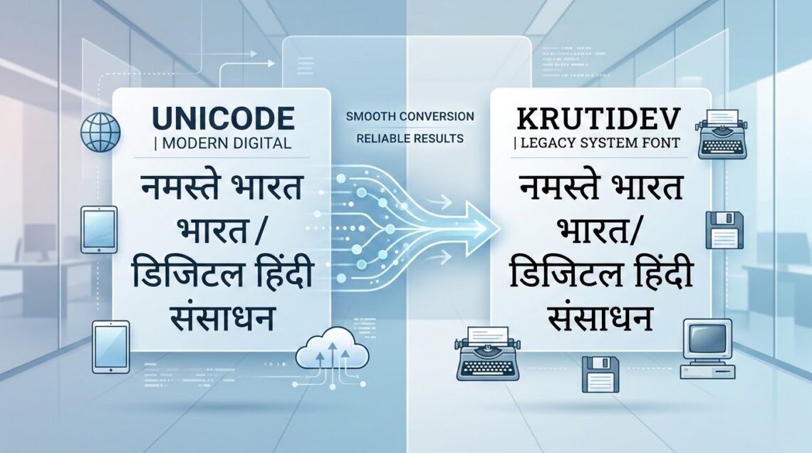 Unicode to KrutiDev Conversion: Complete Guide for Government Typists