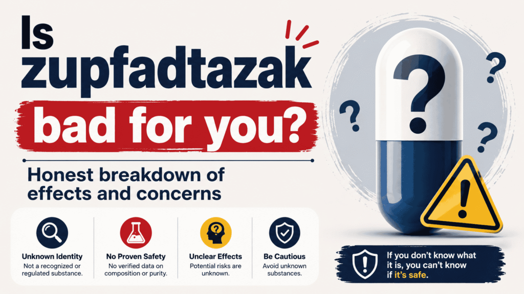 Is zupfadtazak bad for you?