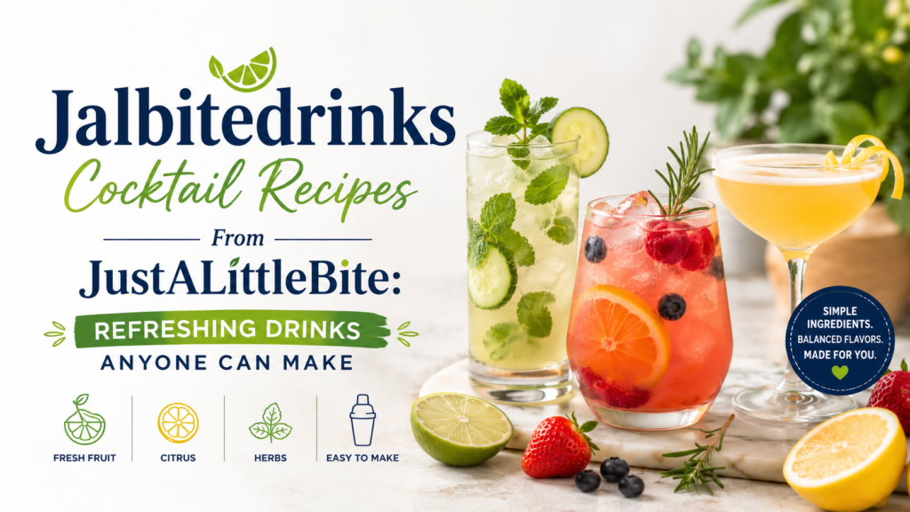 Jalbitedrinks Cocktail Recipes From JustALittleBite
