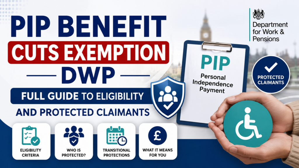 PIP Benefit Cuts Exemption DWP
